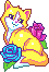 LF Cat and Roses